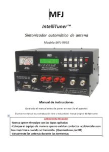 Instrucciones acoplador MFJ-993B Español